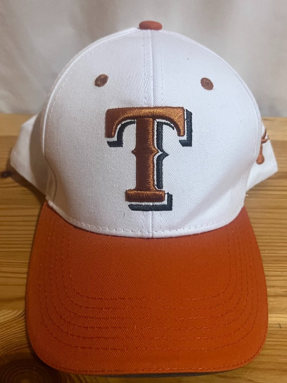 Texas Rangers x UT Longhorns Snap Hat Bally Sports Southwest Melonwear Used Good